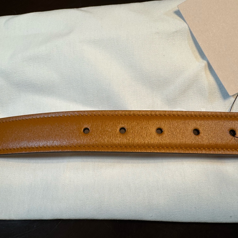 New Gucci GG Logo Buckle Brown Belt Size 48 / 120 cm Fits a Waist 44 - 48 - Picture 13 of 13